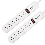 Innovera IVR71653 Ac Outlets Ft. Cord 540 Joules Surge Protector - White (2/. Fixed Price $41.01.