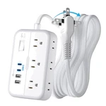 Rotating Flat Plug Power Strip 2 Prong To 3 Adapter With Usb Fast Charging. Fixed Price $42.69.