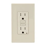 Leviton Smartlockpro Gfci Outlet 15A 125V Light Almond Nema 5-15R. Fixed Price $22.99.