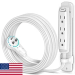 Maximm 10FT Outlet 360-ROTATING Flat Extension Cord Power Strip W/ Mount. Fixed Price $29.98.