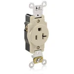 1PC Leviton 5361-I 20A Industrial Grade Single Receptacle, 5-20R, Ivory. Fixed Price $35.21.