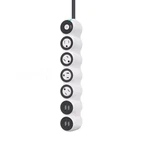 360 Electrical Powercurve Strip, Braided Extension Cord With 4 Rotating. Fixed Price $65.37.