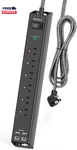 Surge Protector Power Strip Extension Cord 6 Ac Outlets 4 Usb 2 Ports. Fixed Price $22.08.