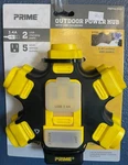 Prime Outdoor 5-OUTLET Power Hub 2 Usb Ports Circuit Breaker PBPHU345 Nib. Fixed Price $38.99.