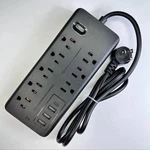 Us Outlets 12 In Power Strip Multitap Socket With Master Control Switch Ac Ext. Fixed Price $18.50.