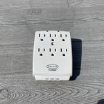 6-OUTLET Wall-mount Belkin Surgemaster Protector. Fixed Price $9.99.