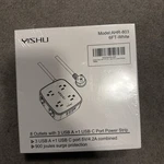 Yishu Outlets With Usb + 1 C Power Strip- AHR-803 New. Fixed Price $9.00.