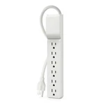 Belkin 6-OUTLET Home/office Surge Protector With 10' Power Cord, White. Fixed Price $23.99.