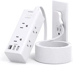 One Beat Power Strip Surge Protector 10FT Flat Extension Cord Usb Outlets. Fixed Price $29.45.