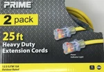 Prime Pack Wire & Cable Heavy Duty Extension Cords 25' - Brand New Free Ship. Fixed Price $49.99.