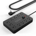 Simply Deluxe 1JOULELOOM Surge Protector In SOPOWERSTRIP17BLK. Fixed Price $27.13.