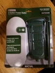 3-OUTLET Power Stake Covers Outdoor Lighting / Inflatables Utilitech 0130337. Fixed Price $8.99.