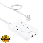 Huntkey Power Strip 6 Outlets Ports (2 Usb-c) 4FT Cord. Fixed Price $78.99.