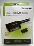 Iogear 2-PORT Usb Kvm Switch Vga With Cables And Remote Model GCS22U. Fixed Price $9.98.