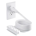 Kasonic 15FT Flat Plug Extension Cord, Ul Listed 16/3 SPT-3 1625W Power Strip Wi. Fixed Price $16.90.