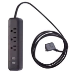 Globe Electric Designer Series 6FT 3 Outlet Surge Protector Power Strip Usb. Fixed Price $23.19.