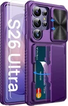 For Samsung Galaxy S26 Ultra Case With 2X Tempered Glass Screen Protector & Card. Fixed Price $38.45.