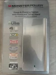 Monster Power Charging Station With Surge Protection - 3 Usb Ports & 4 Outlets. Fixed Price $34.99.
