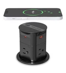 Annquan 3.15" Pop Up Outlet With 15W Wireless Charger,max 20W Power Delivery. Fixed Price $48.86.