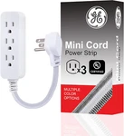 Ge 3-OUTLET Power Strip Extension Cord With Multiple Outlets 6 Inch Braided Shor. Fixed Price $12.64.