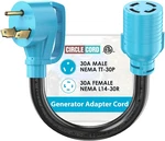 Circlecord Nema TT-30P To L14-30R Adapter Cord, Amp Prong Genera. Fixed Price $29.07.