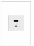 ARUSB2AC6W4 Adorne Ultra-fast Type A/c Outlet White Finish. Fixed Price $78.36.
