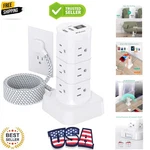 12-OUTLET Vertical Power Strip With Smart Usb Charging Space-saving Design. Fixed Price $29.59.