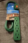 Grounded Power Strip General Electric 6-INCH. Fixed Price $14.98.