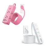 Ntonpower Pink Extension Cord Ft, 1080 Joules Surge Protector Strip .... Fixed Price $73.06.
