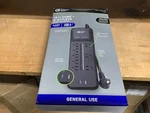 Commercial Electric 8-OUTLET Surge Protector 12FT Braided Cord W/ & Usb-c. Fixed Price $21.95.