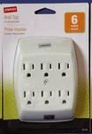 6 Grounded Wall For 3 Prong Outlets Staples 22145 New Sealed. Fixed Price $5.95.