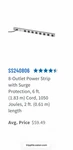 Tripp-lite PS2408 8-OUTLET Vertical Strip, 24", 120V, 15A, 15' Cord, 5-15P. Fixed Price $25.00.