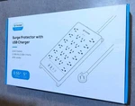 Trond Prime X Black Surge Protector Power Strip 22 Outlets + 4 Usb 5FT Flat Plug. Fixed Price $39.99.