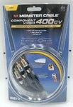 Monster Component Video Cable 400CV 24K Gold Contact Connectors 4M/13.12FT. Fixed Price $15.88.