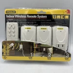 Stanley Wireless Remote System Indoor 3 Plug Outlets 1 New Sealed #28064. Fixed Price $17.95.