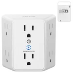 Vintar 2 Prong To 3 Outlet Adapter, Sided 6 Medium, White. Fixed Price $20.41.