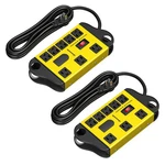 Dewenwils 8 Outlet Power Strip Surge Protector W/ 2 Usb Heavy Duty 15FT Pack. Fixed Price $67.99.