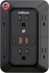 6 Ac Outlet Extender 4 Usb Ports Wall Power Strip For Travel. Fixed Price $16.87.