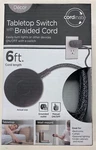 Decor Cordinate Tabletop Wall Mount Switch Plug W/ Braided Black/white New. Fixed Price $18.99.