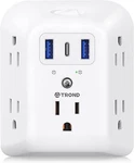Trond TD-EA-US16- Surge Protector Outlet Extender 5 Splitter With 3 Us.... Fixed Price $19.99.