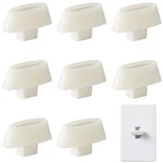 8 Pcs Dimmer Replacement White Slide Knobs Light Switch Button. Fixed Price $11.91.
