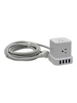 Tech Impressions Power Strip Cube With 5 Ac Outlets & 4 Usb Ports. Fixed Price $12.59.
