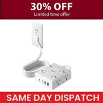 Surge Protector Power Bar, Superdanny 6 Ft Extension Cord With 8 Outlets & 4USB. Fixed Price $24.12.