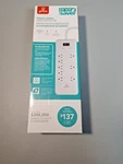 New Globe Energy Saver 8 Outlet Surge Protector, Multiple Threshold 4 Ft Cord.. Fixed Price $14.99.