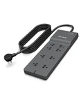 Belkin 8-OUTLET Surge Protector W/ Ac & 8FT Long Flat 8', Gray. Fixed Price $32.34.