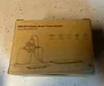 1 Pack Brazil Power Adapter Travel Plug, Vintar Foldable Type New. Fixed Price $23.00.