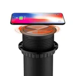 LINK2HOME 2-OUTLETS Automatic Pop Up Socket W/10-WATT Induction Wireless Charger. Fixed Price $85.14.