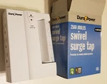 Durapower 2160 Joules Swivel Surge Protector Tap Outlet, Bright White. Fixed Price $11.99.