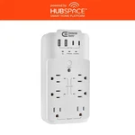 6-OUTLET Smart Surge Protector With 4-USB Ports, White, Powered By Hubspace. Fixed Price $31.80.