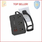 Depow Surge Protector Power Strip, 3 Ft Extension Cord With 6 Ac Outlets 4 Usb. Fixed Price $22.22.